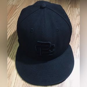 Reigning Champ X 59Fifty Collab Fitted Hat size 7 1/2 All Black Wool
